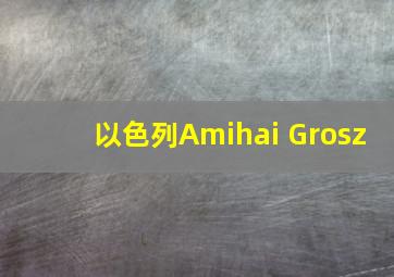 以色列Amihai Grosz